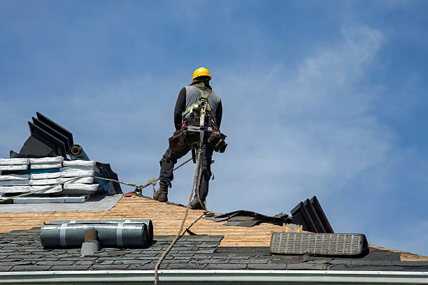 Professional Roofing technician working in Fleetwood, NC